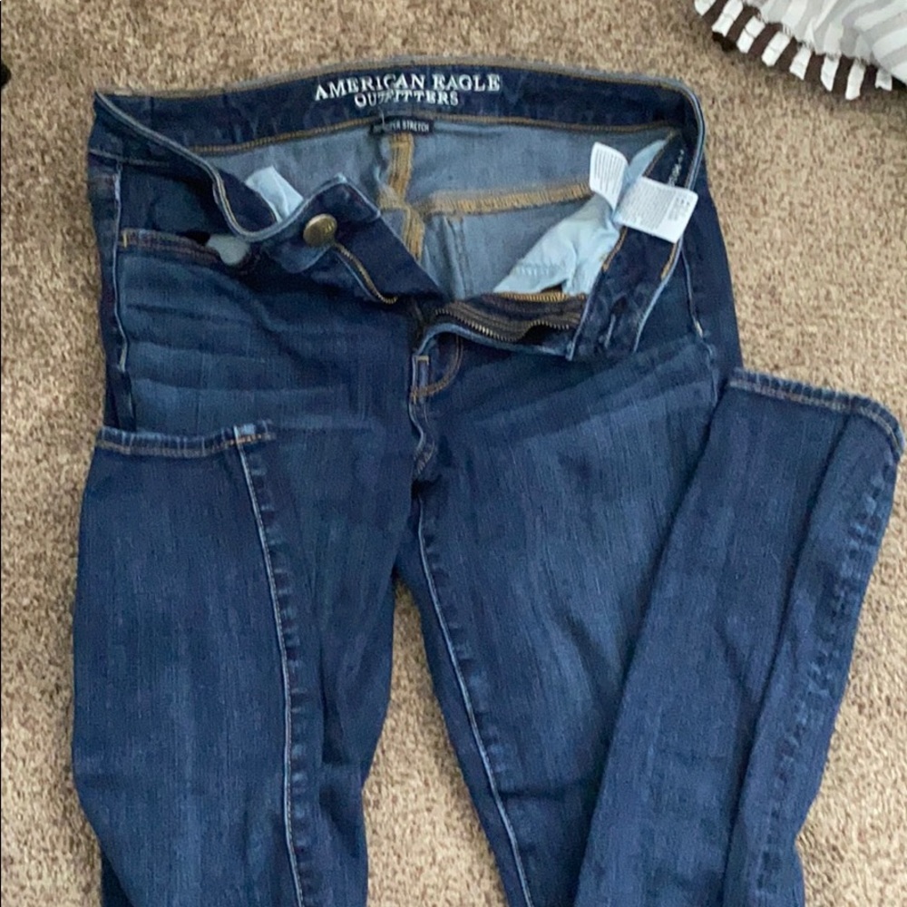American eagle jeans high rise 360 super stretch